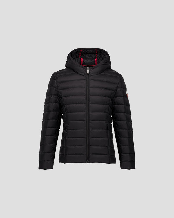 Jott Doudoune Légère à Capuche Enfant Noir Carla