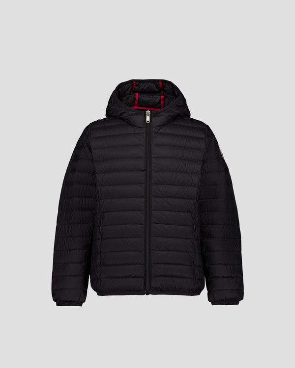 Jott Doudoune Légère à Capuche Enfant Noir Hugo