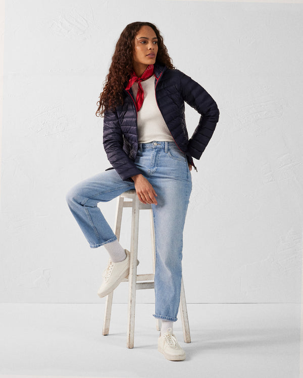 jott Doudoune légère à capuche Marine Cloe