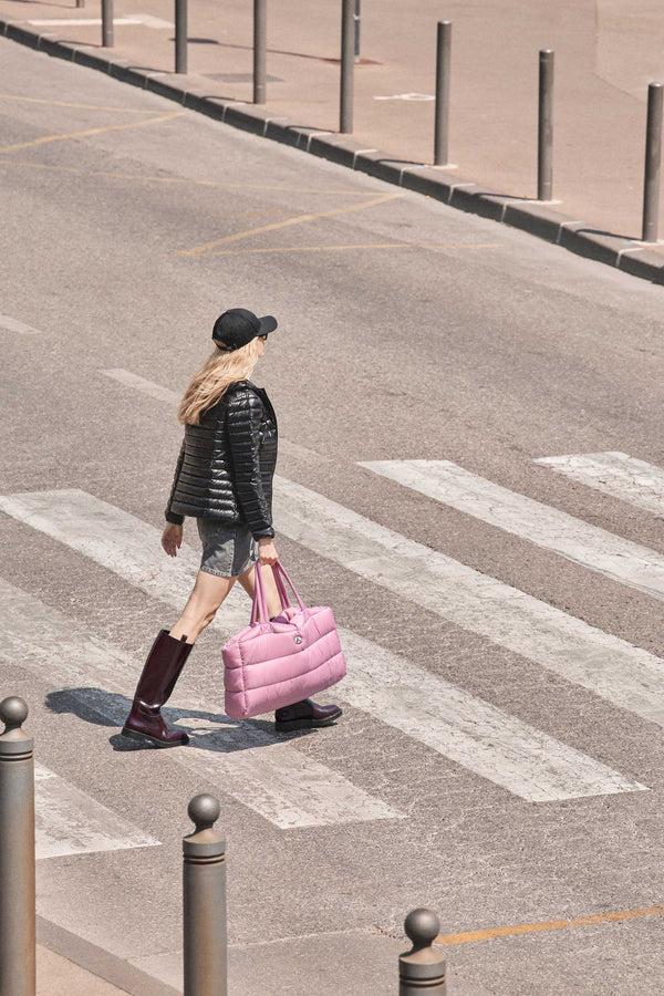 jott Doudoune légère à capuche Noir Cloe shiny