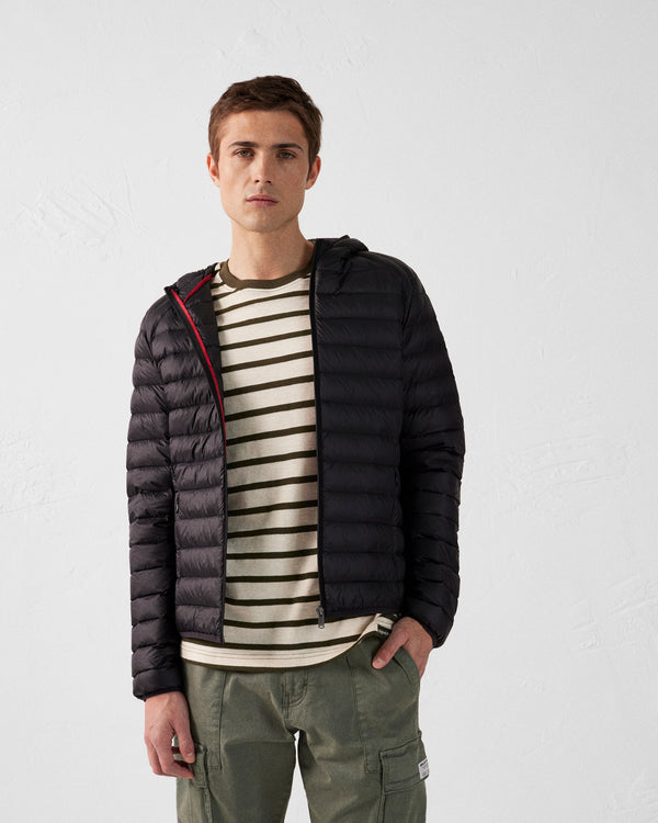 jott Doudoune légère à capuche Noir Nico