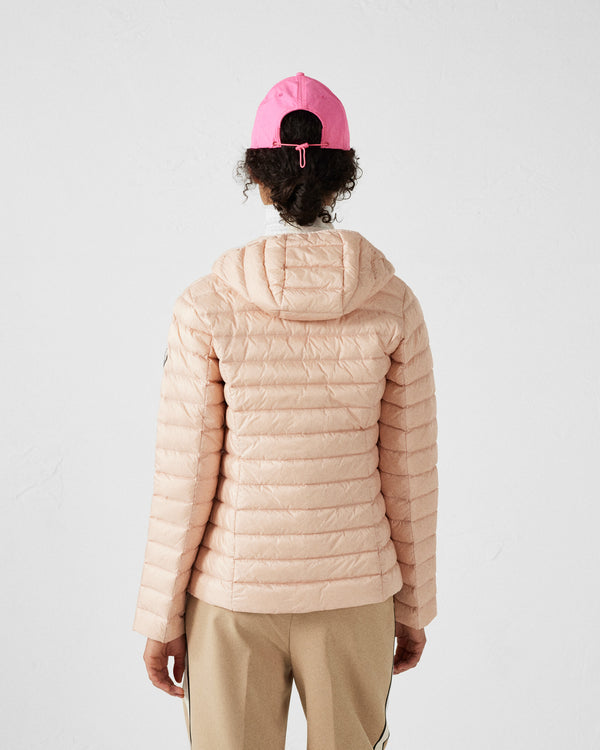 Jott Doudoune Légère à Capuche Pêche Clair Cloe