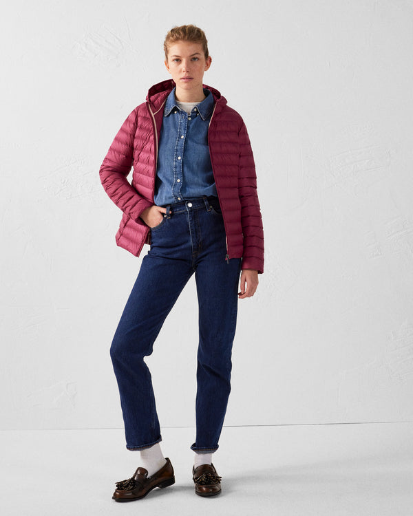 jott Doudoune légère à capuche Prune Cloe