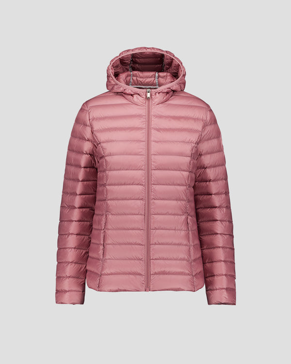 Jott Doudoune Légère à Capuche Rose Antique Cloe