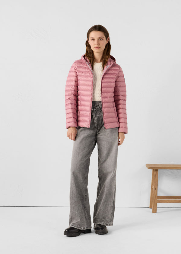 jott Doudoune légère à capuche Rose antique Cloe
