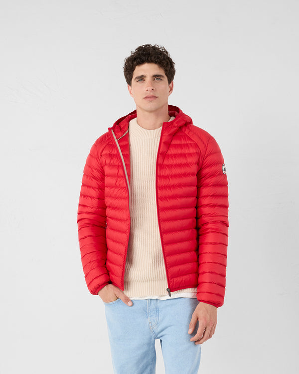 jott Doudoune légère à capuche Rouge carmin Nico