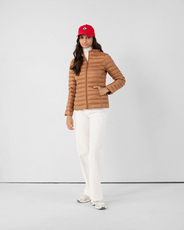 jott Doudoune légère à capuche Sucre roux Cloe
