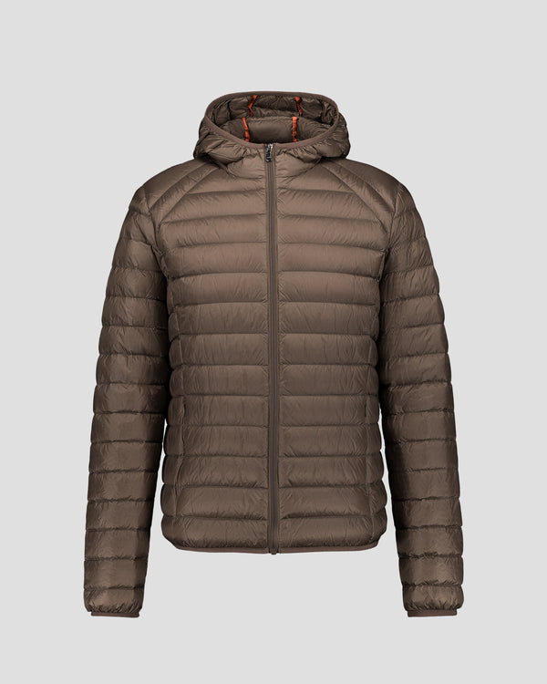Jott Doudoune Légère à Capuche Taupe Nico