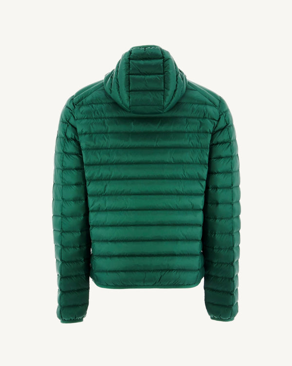 Jott Doudoune Légère à Capuche Vert Foncé Nico