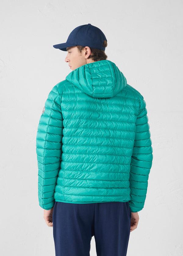 Jott Doudoune Légère à Capuche Vert Persan Nico