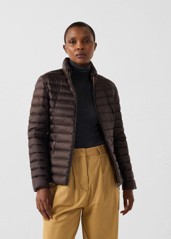 jott Doudoune légère Café noir Cha