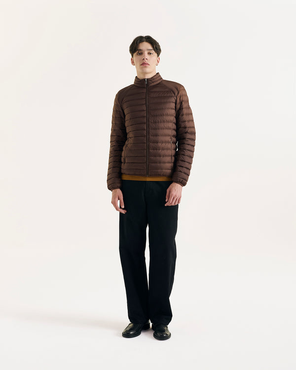 Jott Doudoune Légère Chocolat Mat