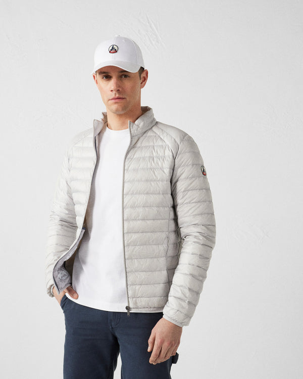 Jott Doudoune Légère Gris Glace Mat