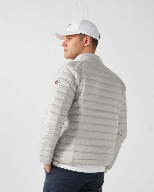Jott Doudoune Légère Gris Glace Mat
