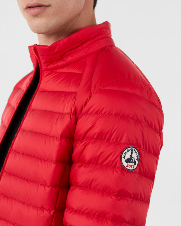 Jott Doudoune Légère Rouge Carmin Mat