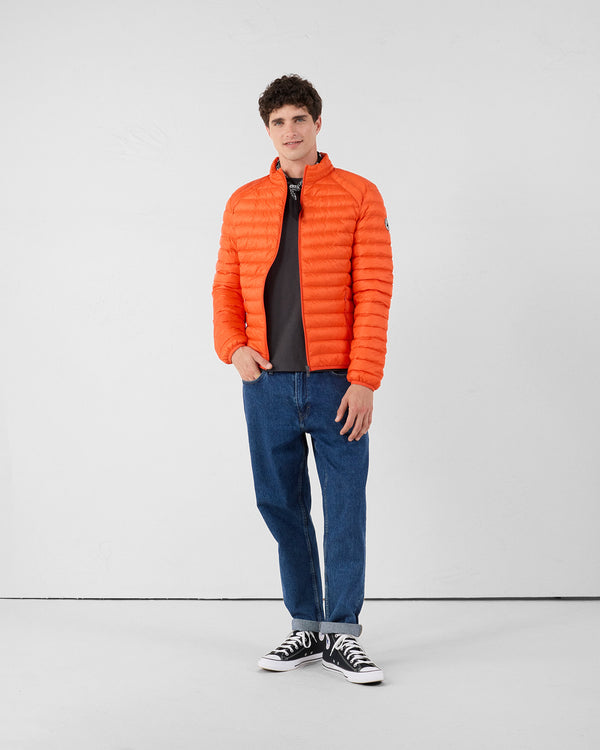 Jott Doudoune Légère Rouge Feu Mat