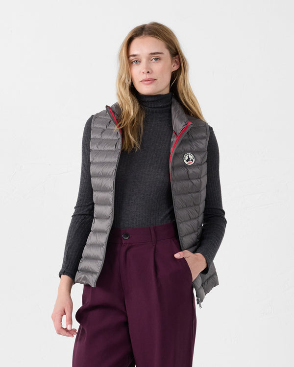 Jott Doudoune Légère Sans Manches Anthracite Seda