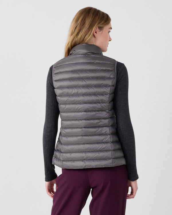 Jott Doudoune Légère Sans Manches Anthracite Seda