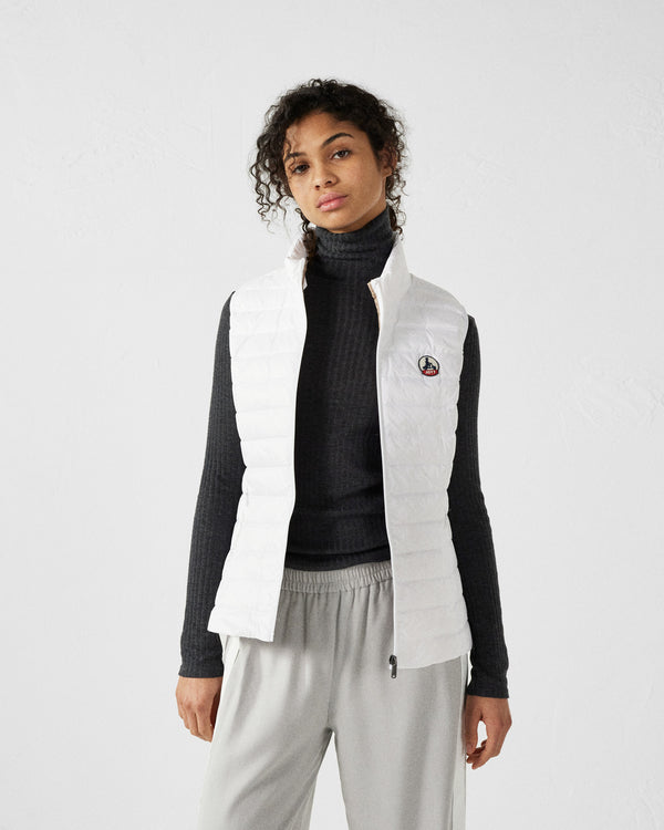 Jott Doudoune Légère Sans Manches Blanc Seda