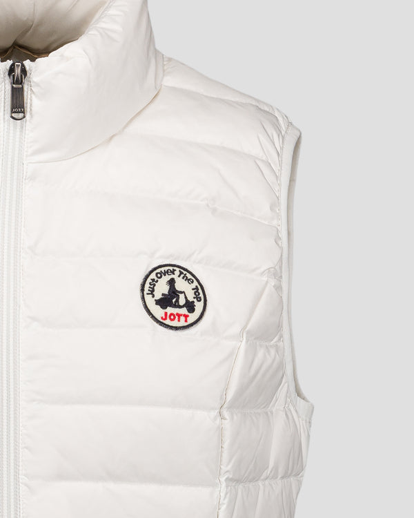 Jott Doudoune Légère Sans Manches Blanc Seda