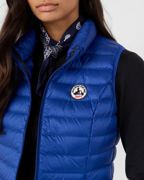 Jott Doudoune Légère Sans Manches Bleu Cobalt Seda