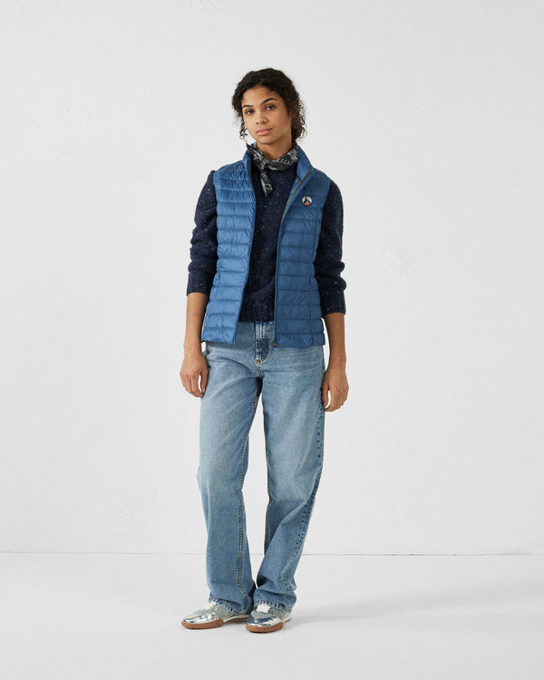 jott Doudoune légère sans manches Bleu jeans Seda