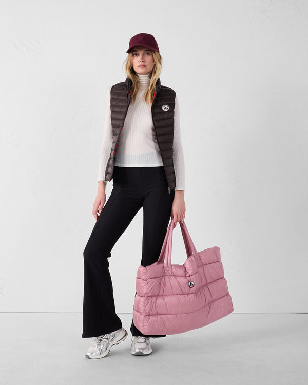 Jott Doudoune Légère Sans Manches Café Noir Seda