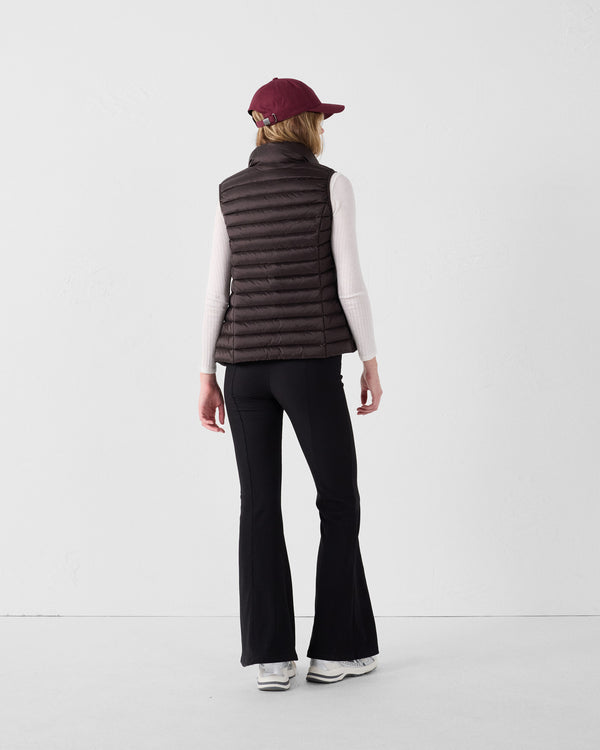 Jott Doudoune Légère Sans Manches Café Noir Seda