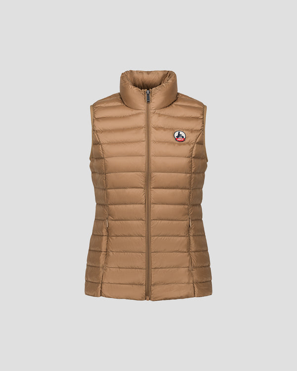 Jott Doudoune Légère Sans Manches Fauve Seda