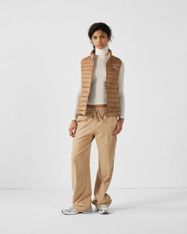 jott Doudoune légère sans manches Fauve Seda