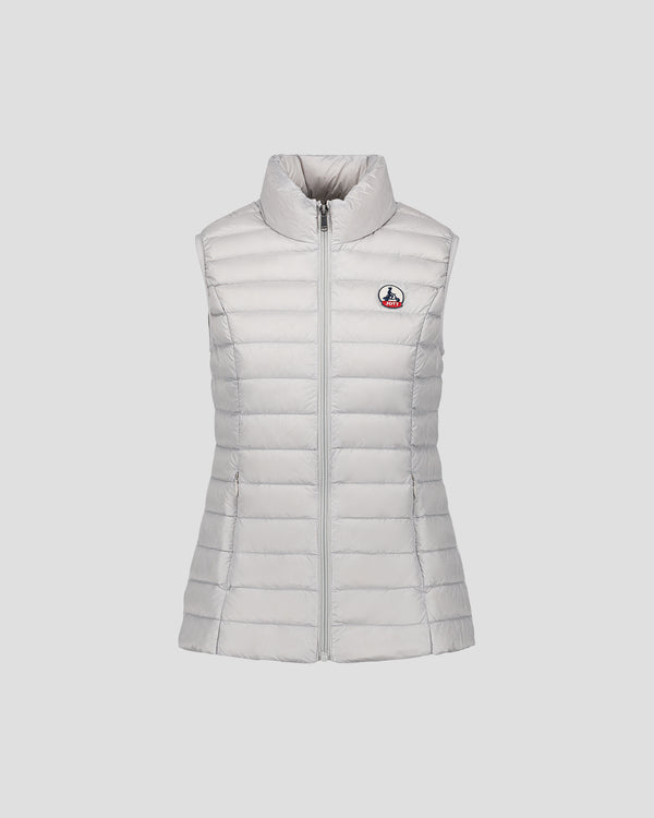Jott Doudoune Légère Sans Manches Gris Glace Seda