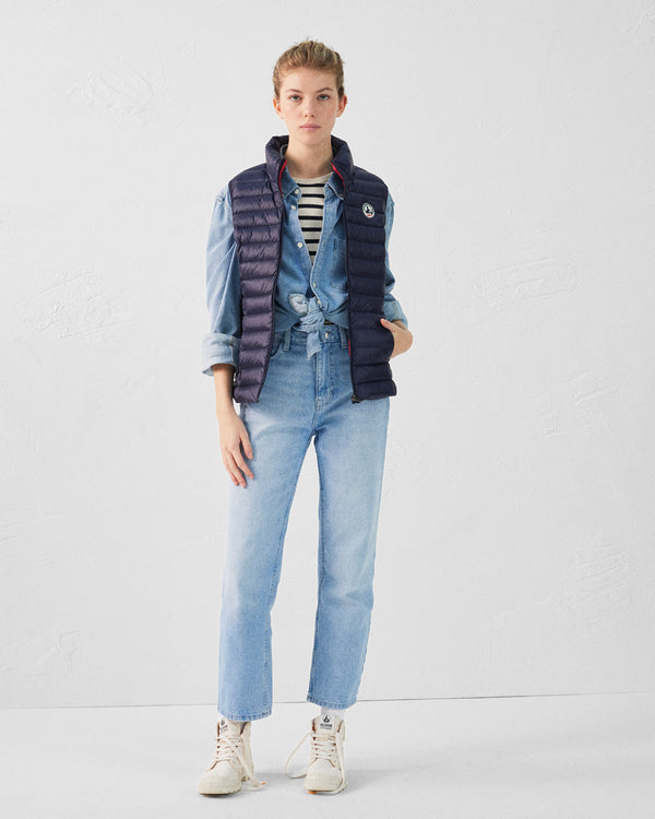 Jott Doudoune Légère Sans Manches Marine Seda