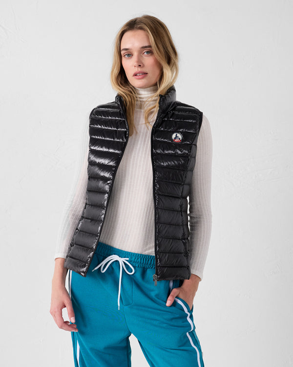 jott Doudoune légère sans manches Noir Seda shiny