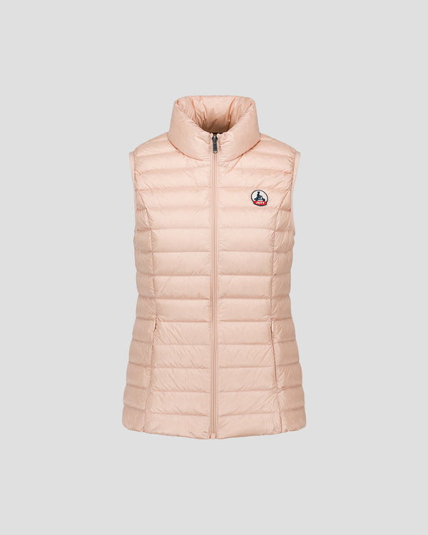 Jott Doudoune Légère Sans Manches Pêche Clair Seda