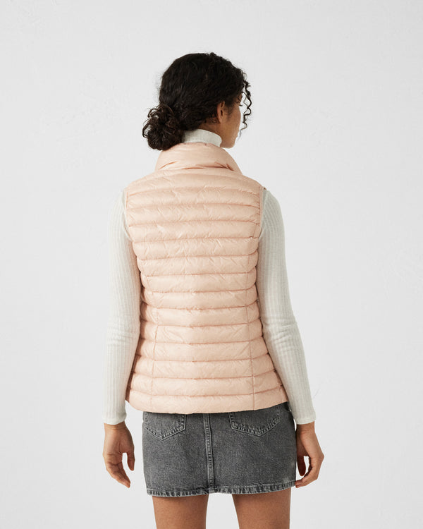 Jott Doudoune Légère Sans Manches Pêche Clair Seda