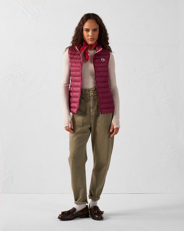 jott Doudoune légère sans manches Prune Seda