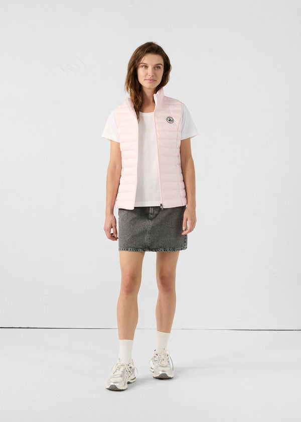 Jott Doudoune Légère Sans Manches Rose Pétale Seda