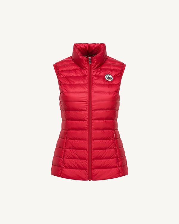 jott Doudoune légère sans manches Rouge Seda
