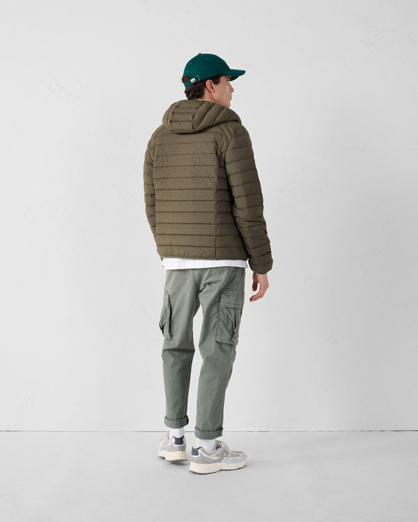 Jott Doudoune Légère Stretch à Capuche Army Frantz