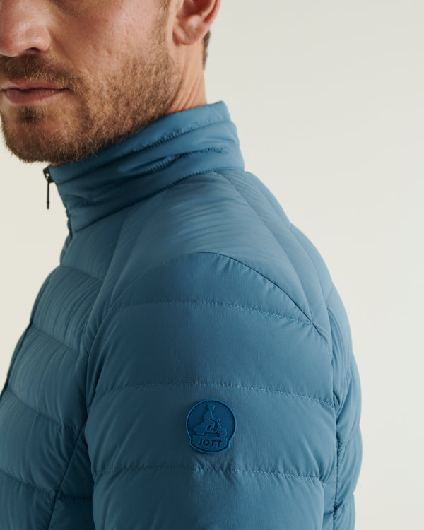 Jott Doudoune Légère Stretch Bleu Jeans Aragon