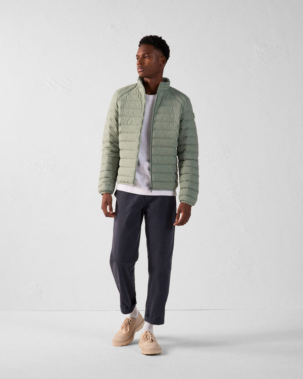 jott Doudoune légère stretch Vert minéral Aragon