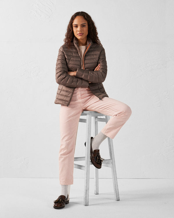 jott Doudoune légère Taupe Cha