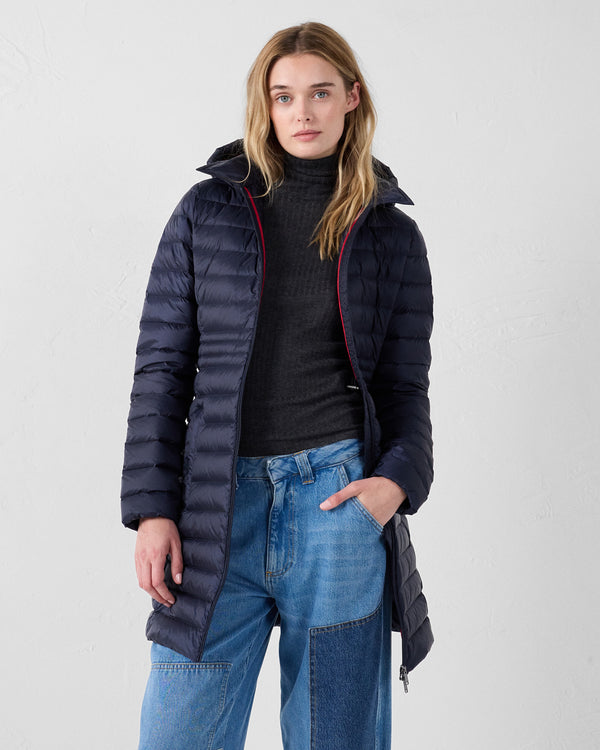 jott Doudoune longue à capuche Marine Vero 2.0
