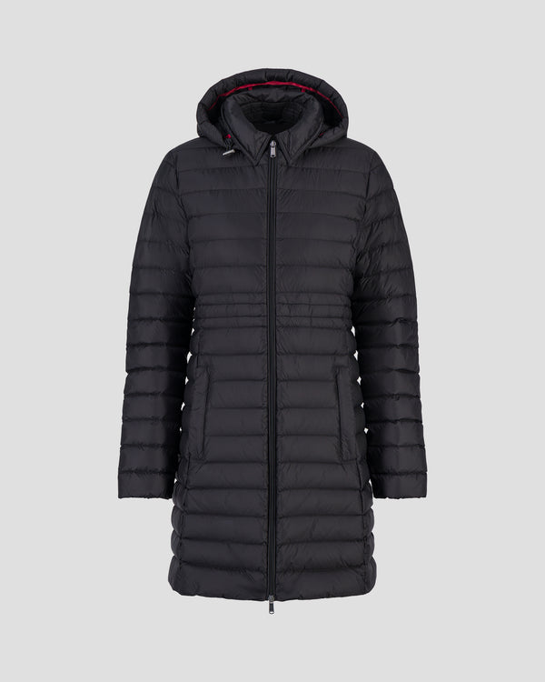 Jott Doudoune Longue à Capuche Noir Vero 2.0