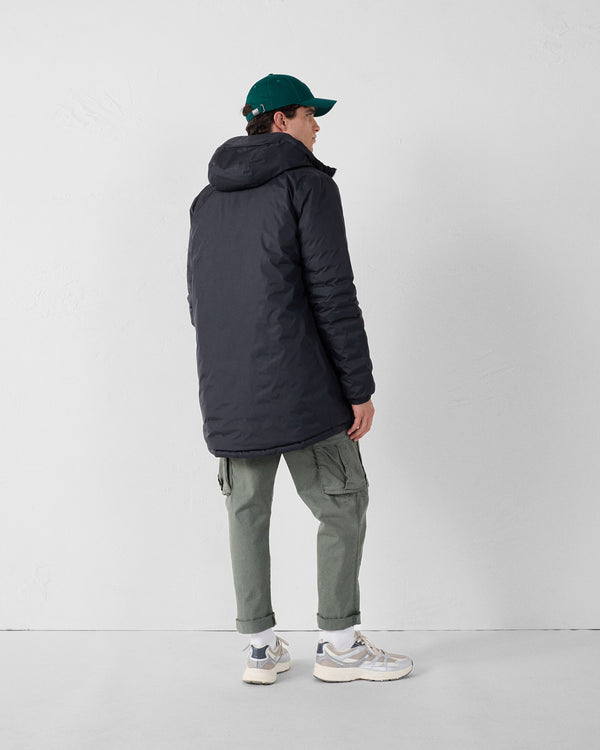 Jott Doudoune Longue Réversible Noir/noir Assen