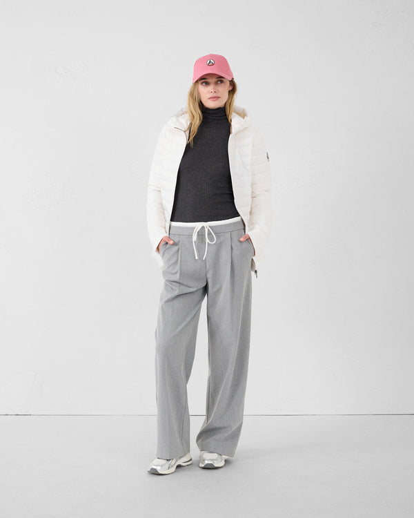 Jott Doudoune Mi-longue Blanc Claudie
