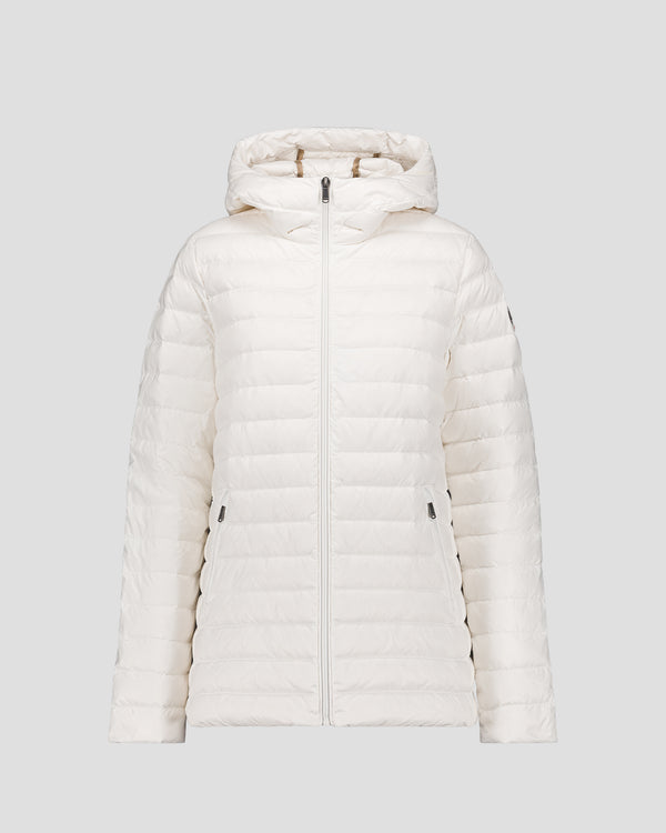 Jott Doudoune Mi-longue Blanc Claudie