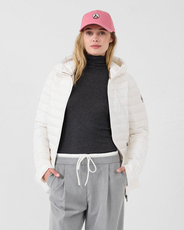 Jott Doudoune Mi-longue Blanc Claudie