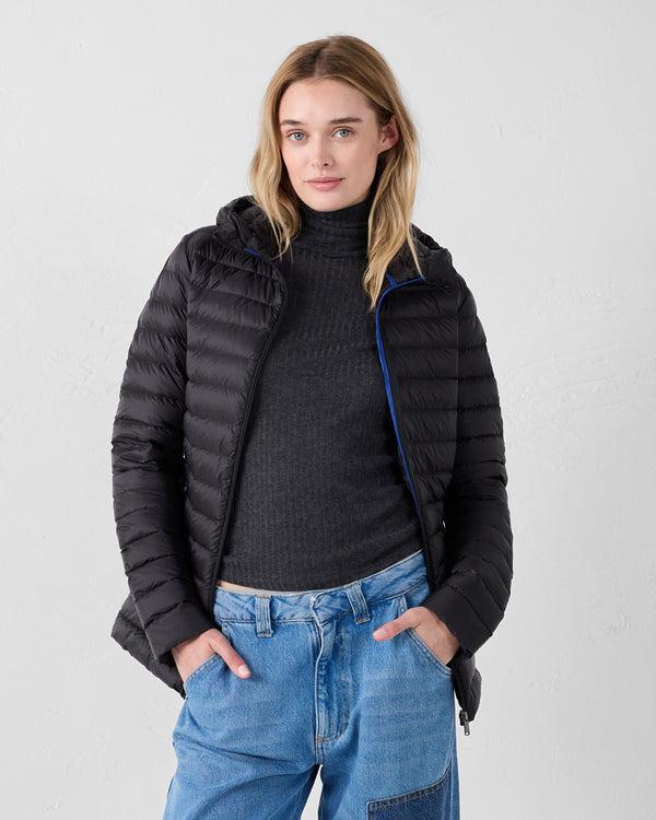 Jott Doudoune Mi-longue Noir Claudie