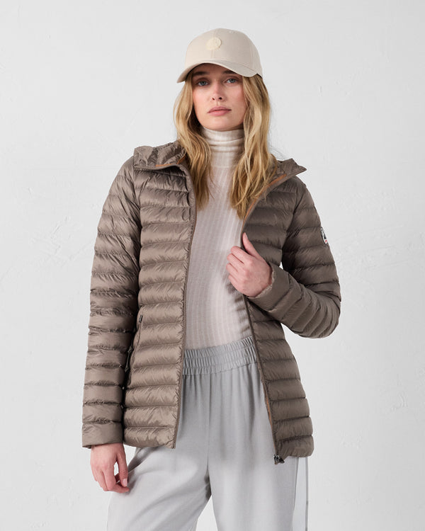 jott Doudoune mi-longue Taupe Claudie